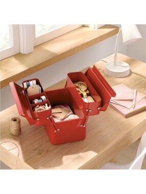 Brightroom Metal Holiday Accessories Organizer. 9.6” H x 10” W x 6.4” D